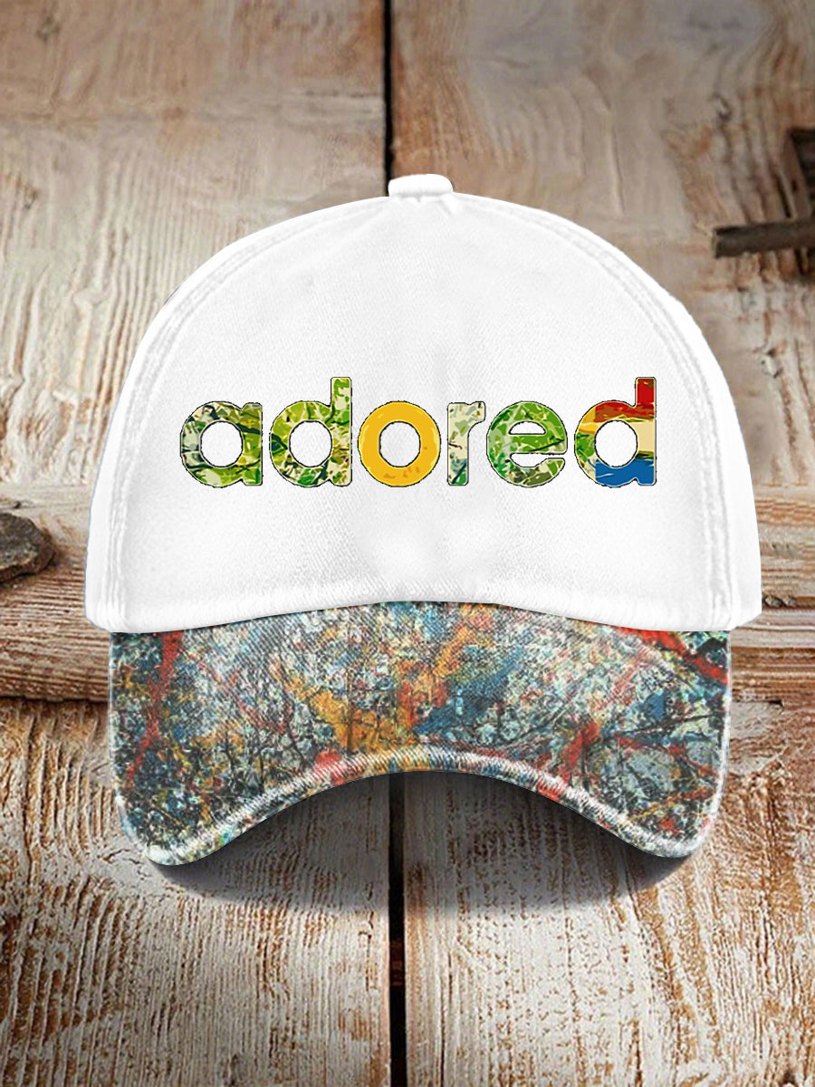 Unisex Lemon Roses Music Lover Printed Hat