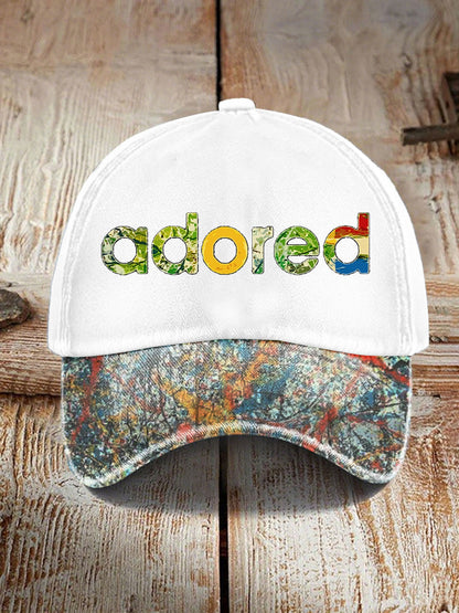 Unisex Lemon Roses Music Lover Printed Hat