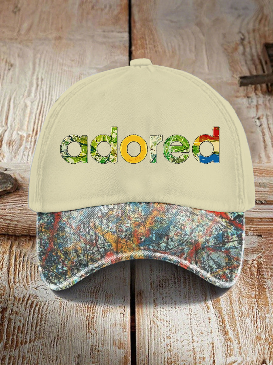 Unisex Lemon Roses Music Lover Printed Hat