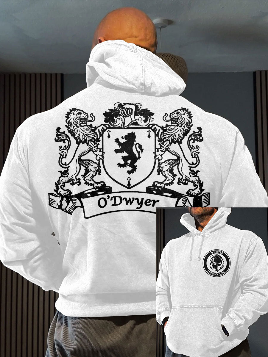 Men's Limerick Lion Ireland's Strongest Man DBAC Printed Hoodie