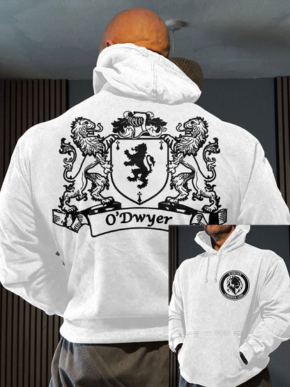 Men's Limerick Lion Ireland's Strongest Man DBAC Printed Hoodie
