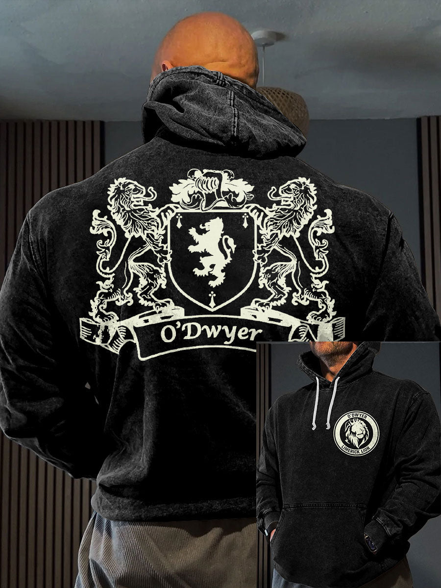 Men's Limerick Lion Ireland's Strongest Man DBAC Printed Hoodie