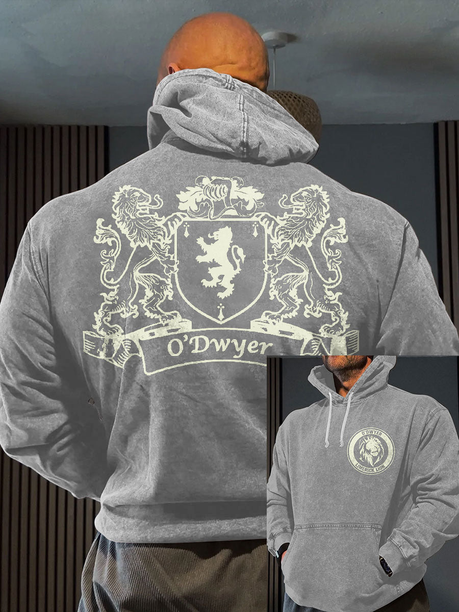 Men's Limerick Lion Ireland's Strongest Man DBAC Printed Hoodie