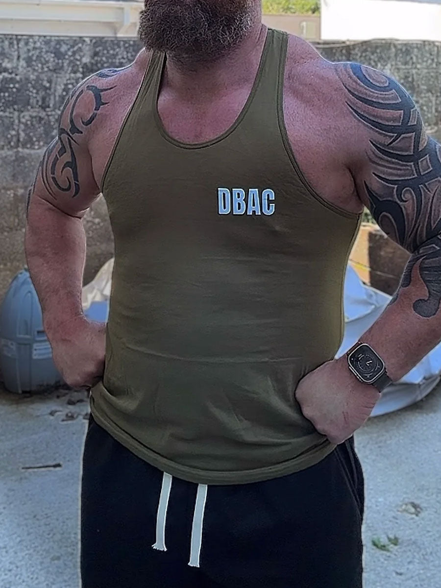 Men's Limerick Lion Ireland's Strongest Man DBAC Printed Tank Tops