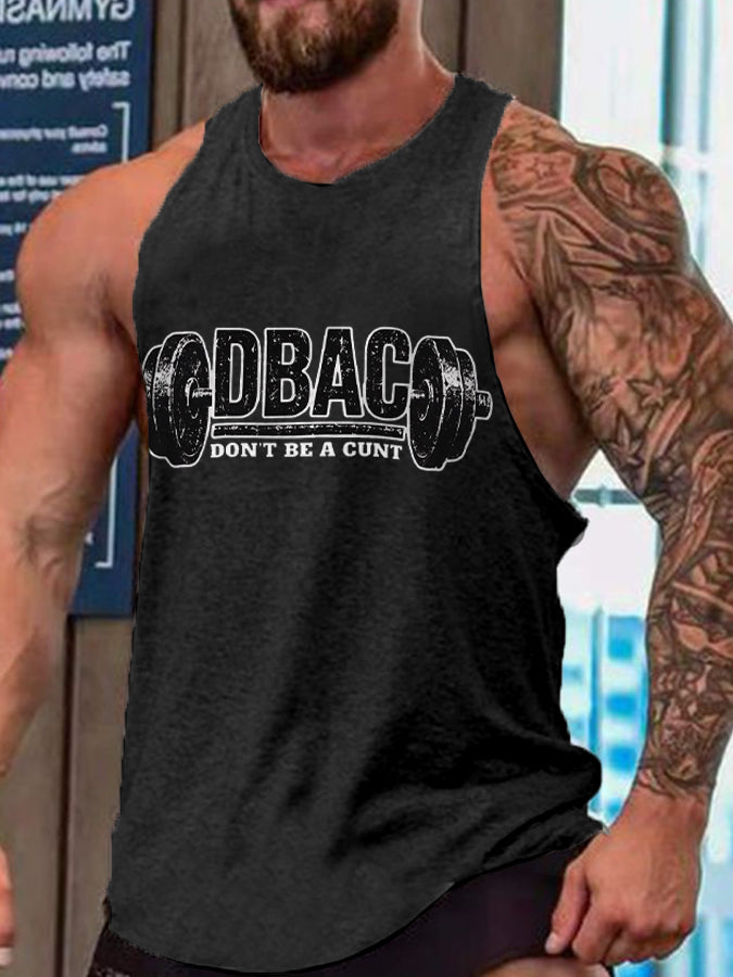 Men's Limerick Lion Ireland's Strongest Man DBAC Printed Tank Tops