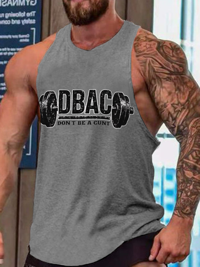Men's Limerick Lion Ireland's Strongest Man DBAC Printed Tank Tops