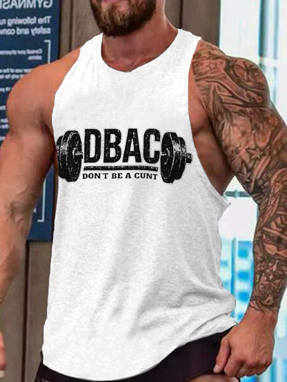 Men's Limerick Lion Ireland's Strongest Man DBAC Printed Tank Tops