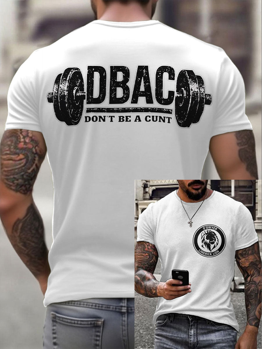 Men's Limerick Lion Ireland's Strongest Man DBAC Printed T-shirt