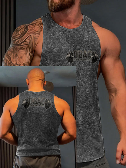 Men's Limerick Lion Ireland's Strongest Man Printed Tank Tops