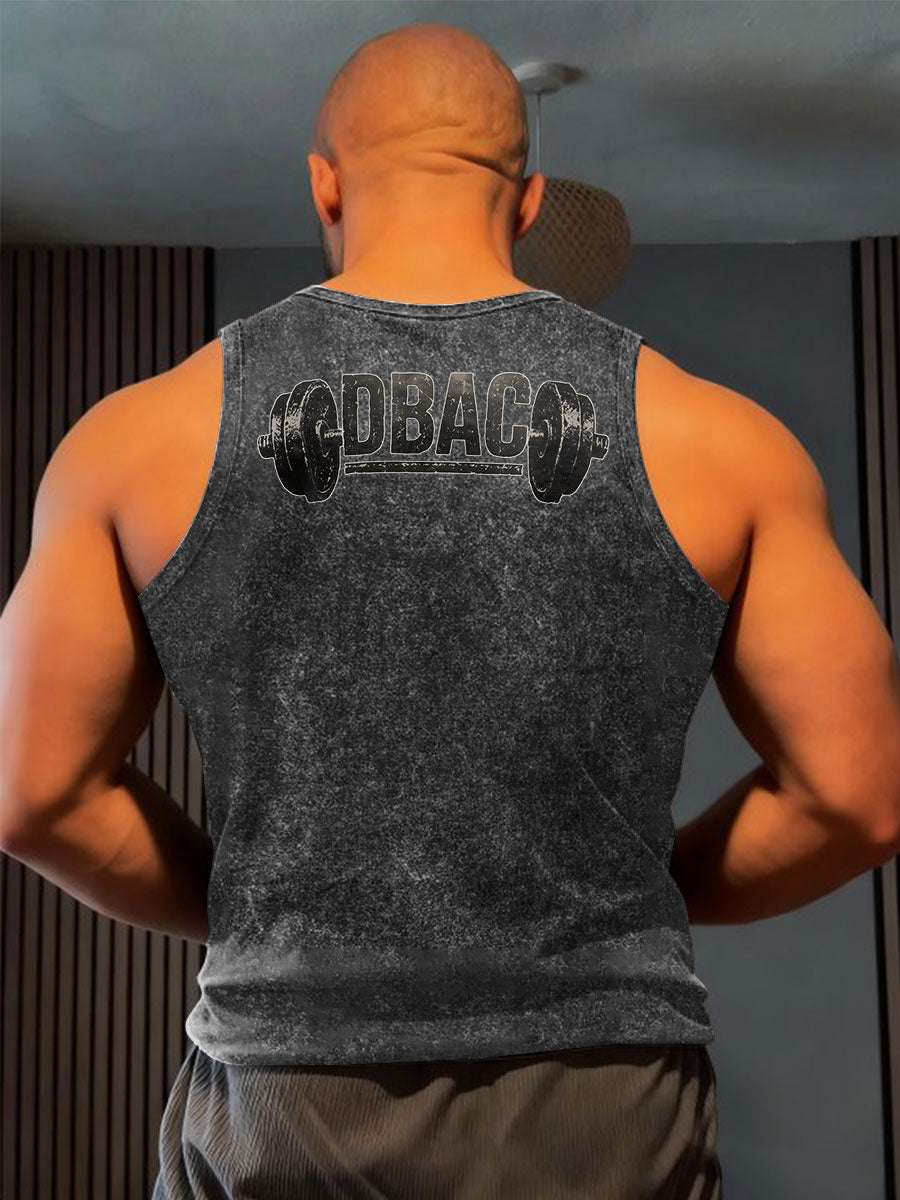 Men's Limerick Lion Ireland's Strongest Man Printed Tank Tops
