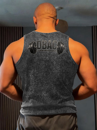 Men's Limerick Lion Ireland's Strongest Man Printed Tank Tops