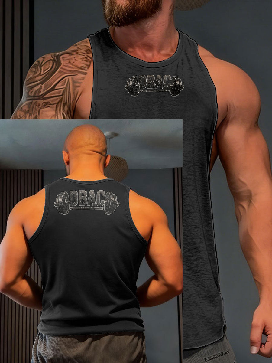 Men's Limerick Lion Ireland's Strongest Man Printed Tank Tops