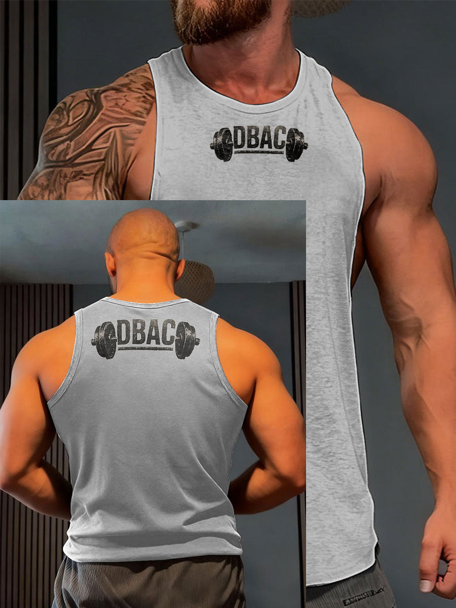 Men's Limerick Lion Ireland's Strongest Man Printed Tank Tops