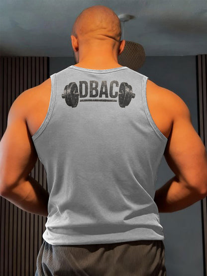 Men's Limerick Lion Ireland's Strongest Man Printed Tank Tops