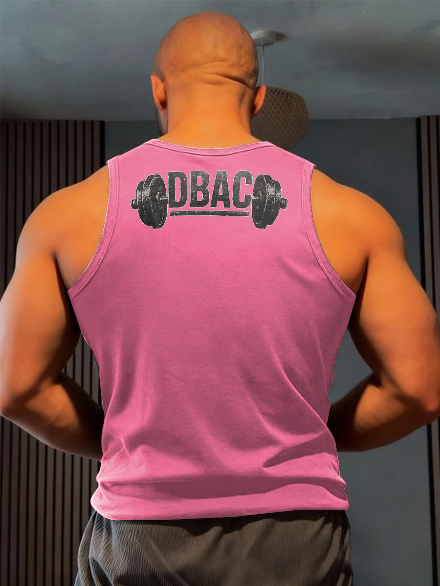 Men's Limerick Lion Ireland's Strongest Man Printed Tank Tops
