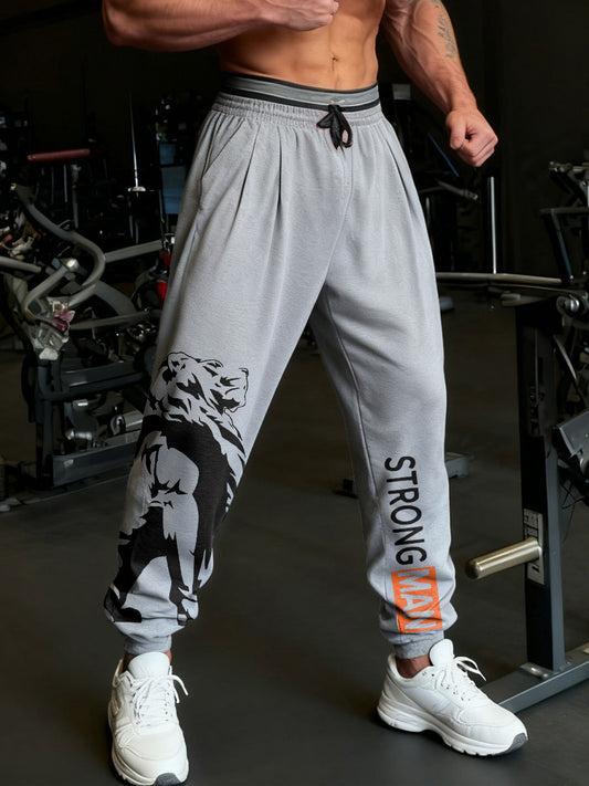 Men's Limerick Lion Ireland's Strongest Man Printed Pants