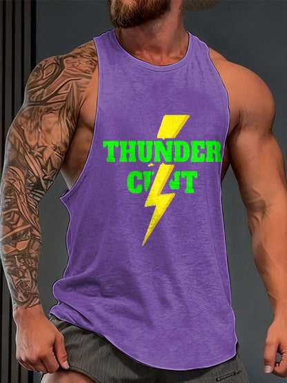 Men's Limerick Lion Ireland's Strongest Man Printed Tank Tops