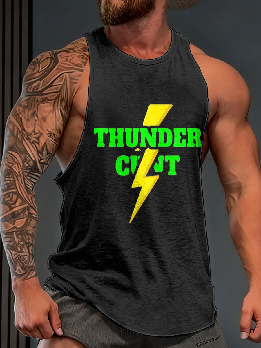 Men's Limerick Lion Ireland's Strongest Man Printed Tank Tops