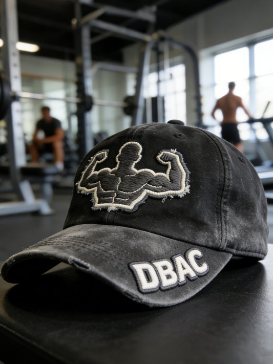 Men's Retro Fitness Strongest Man DBAC Casual Baseball Cap