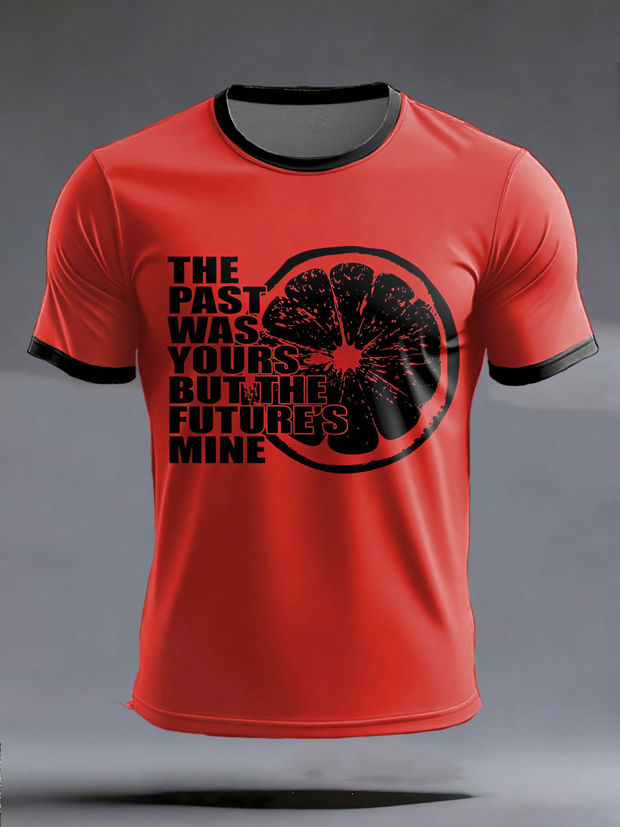 Men's Lemon Roses Music Lover Printed short sleeves t-shirt