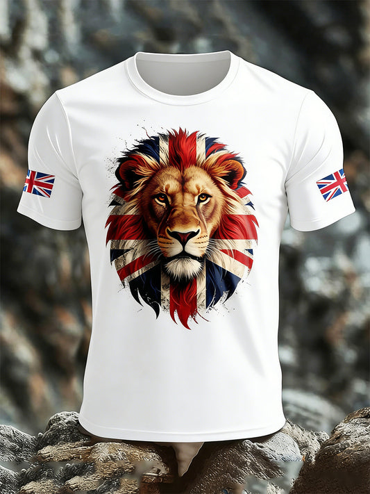 Men's British-Style Printed T-Shirt