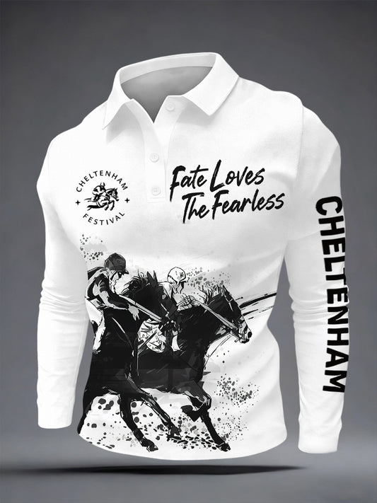 Men's Cheltenham Festival Print long sleeve shirt