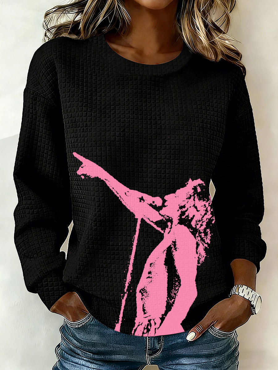 Women's Rod Stewart Printed Sweatshirt