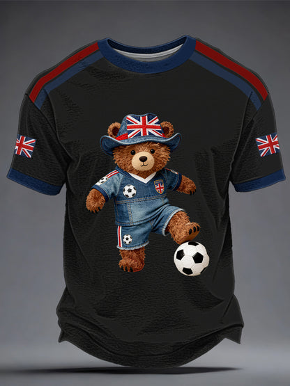 Men's British football Printed T-shirt