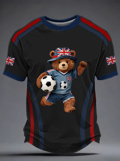 Men's British football Printed T-shirt