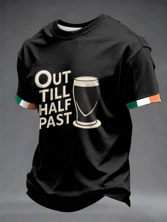 Men's St.Patrick's Day Beer Print short sleeves t-shirt