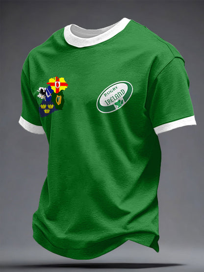 Men's Ireland Rugby Lover Printed T-shirt