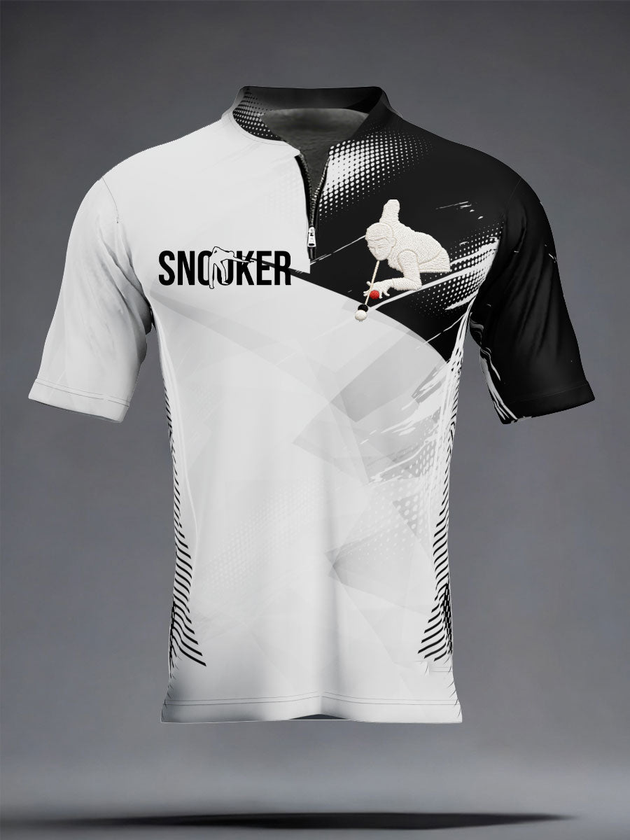 Men's Snooker Lover Printed Casual Tops