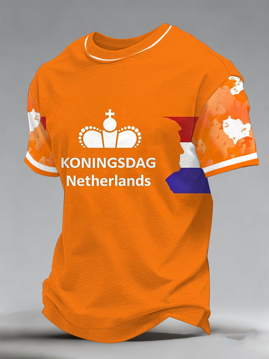 Herinneringsdag herdenkingsopdruk heren T-shirt