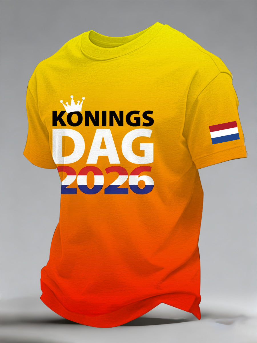 Herinneringsdag herdenkingsopdruk heren T-shirt