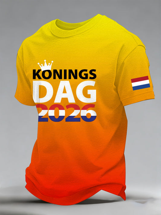Herinneringsdag herdenkingsopdruk heren T-shirt