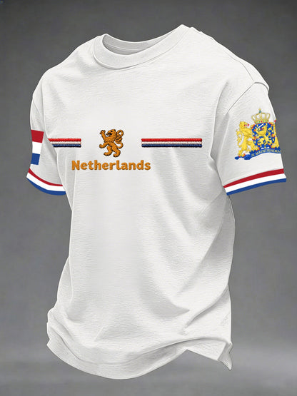 T-shirt met korte mouwen voor heren