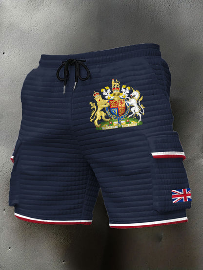 Men's UK Printed plaid shorts