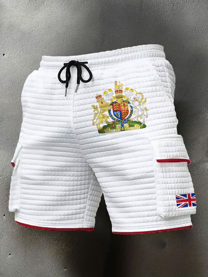 Men's UK Printed plaid shorts