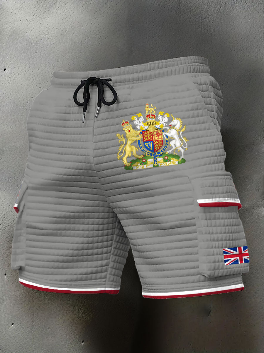 Men's UK Printed plaid shorts