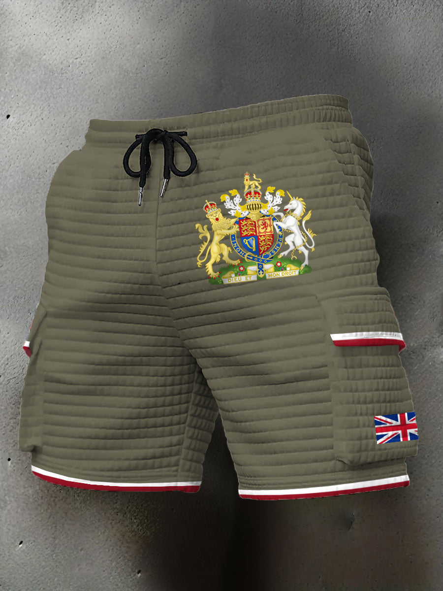 Men's UK Printed plaid shorts