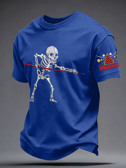Men's Snooker Lover Printed T-shirt