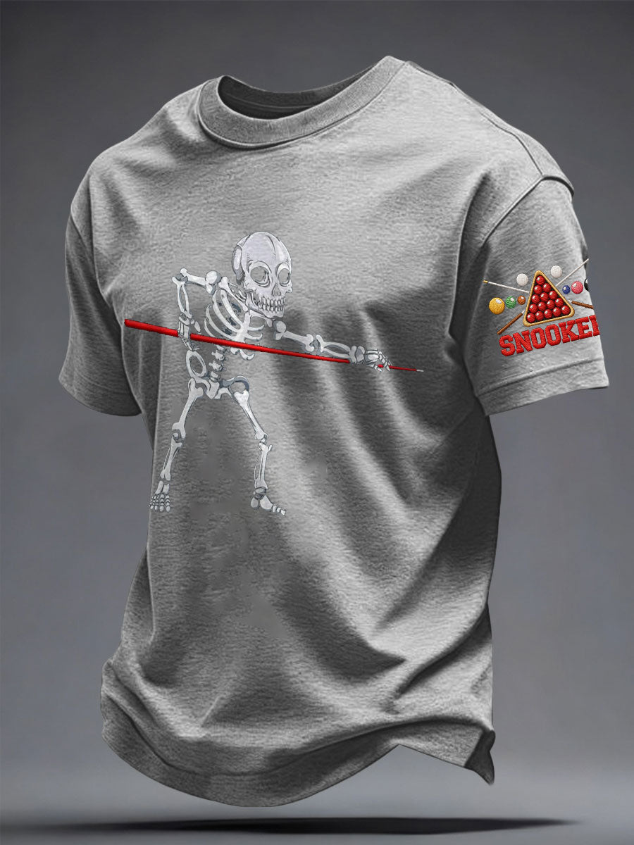 Men's Snooker Lover Printed T-shirt