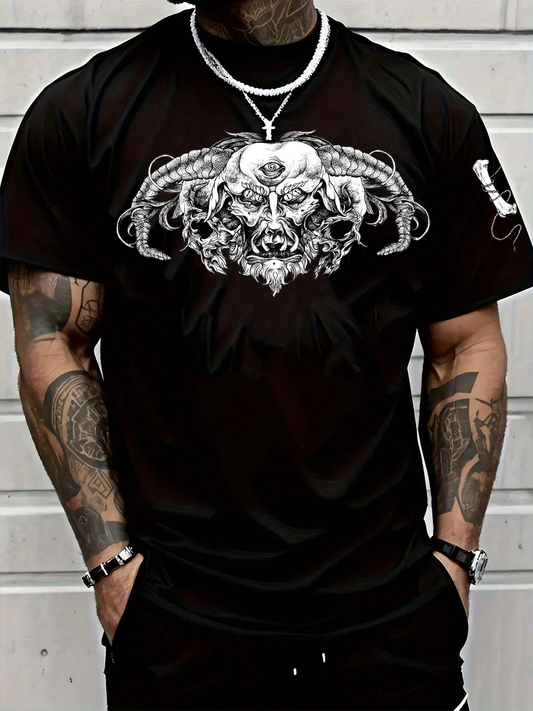 Men's imitation cotton short-sleeved T-shirt