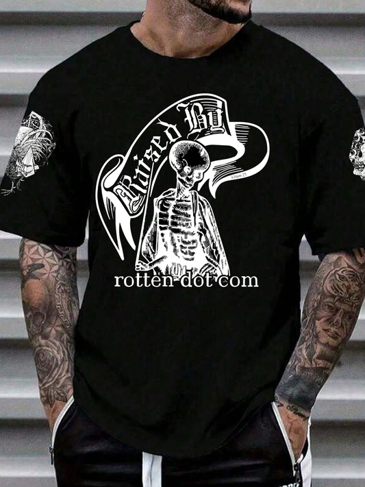 Men's imitation cotton short-sleeved T-shirt
