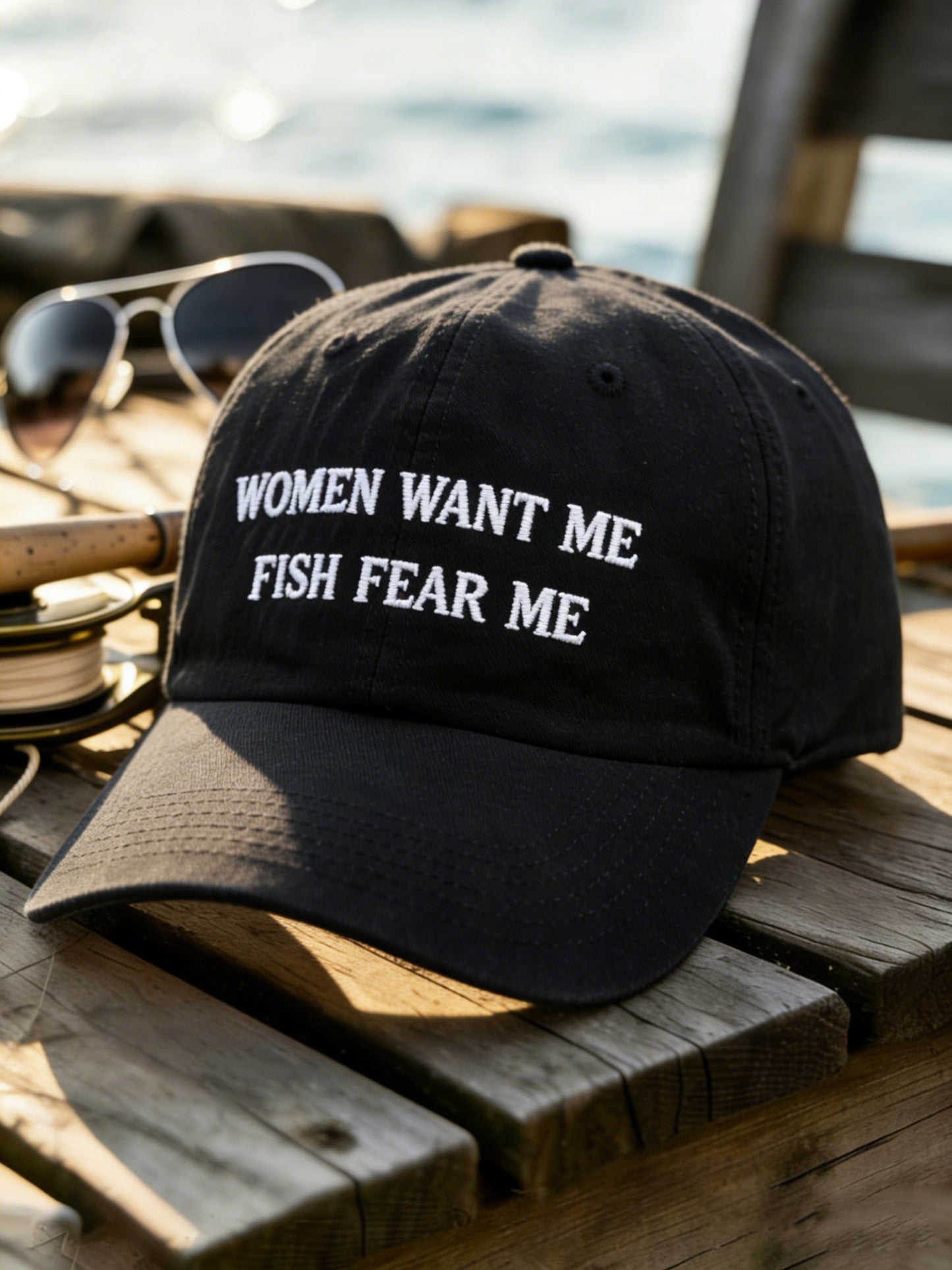 Women Want Me Fish Fear Me Hat