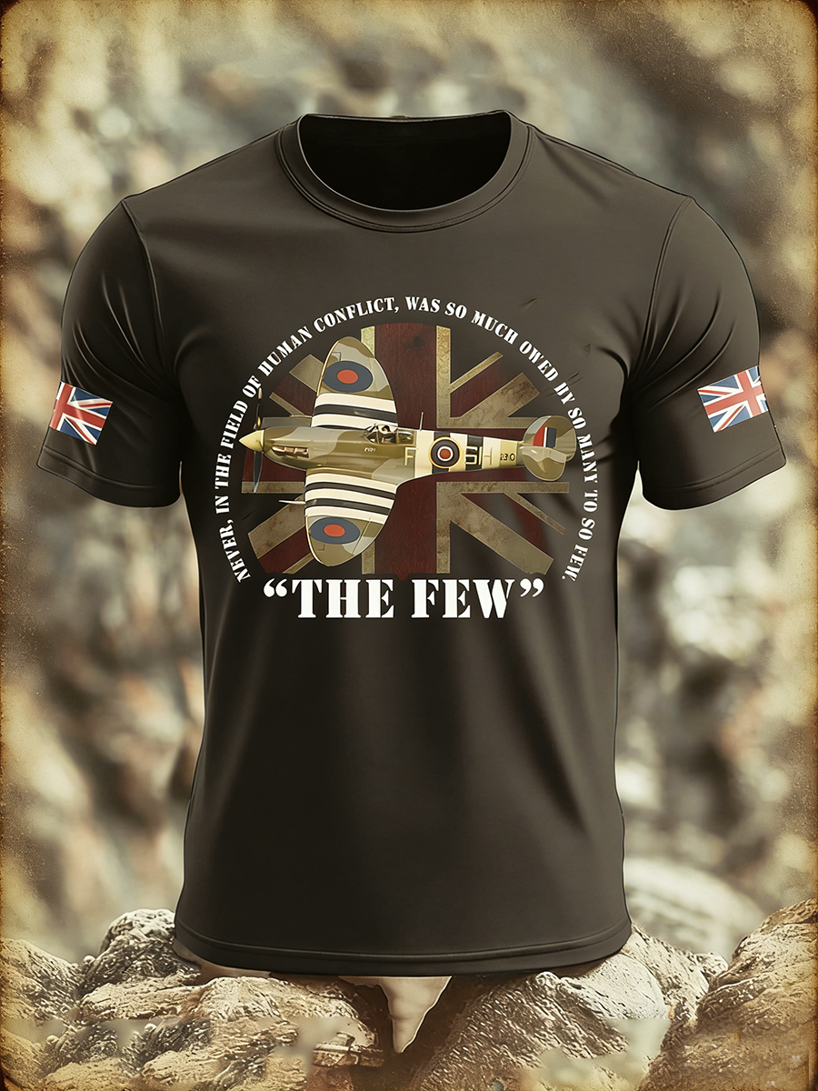 Men's The Few Never So Much Owed By So Many To So Few Short-sleeved T-shirt