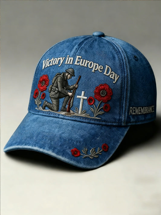 Unisex Victory in Europe Day Print Hat