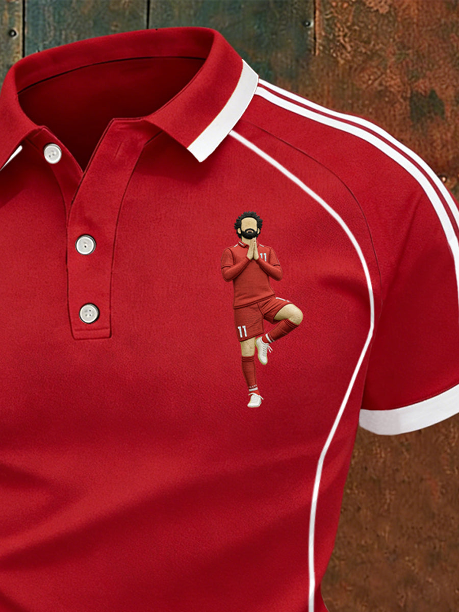 Men's Legend 11 Print Gift For Soccer Fans Casual Polo