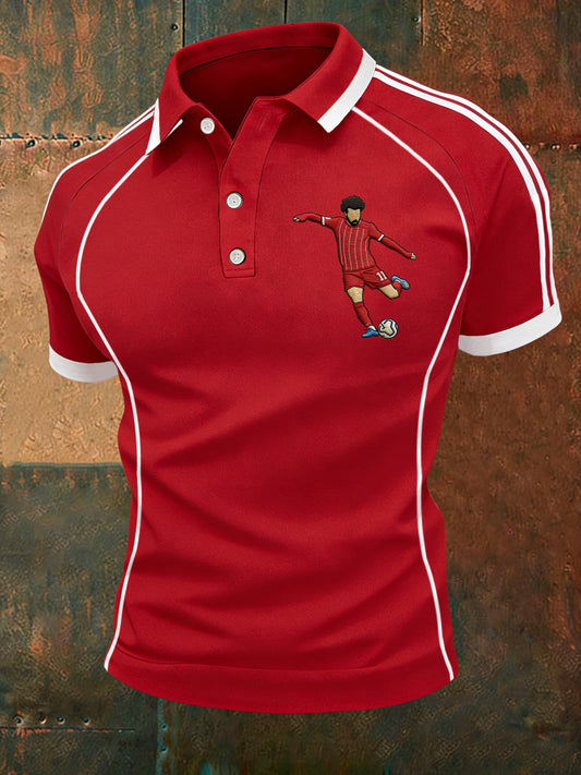 Men's Legend 11 Print Gift For Soccer Fans Casual Polo