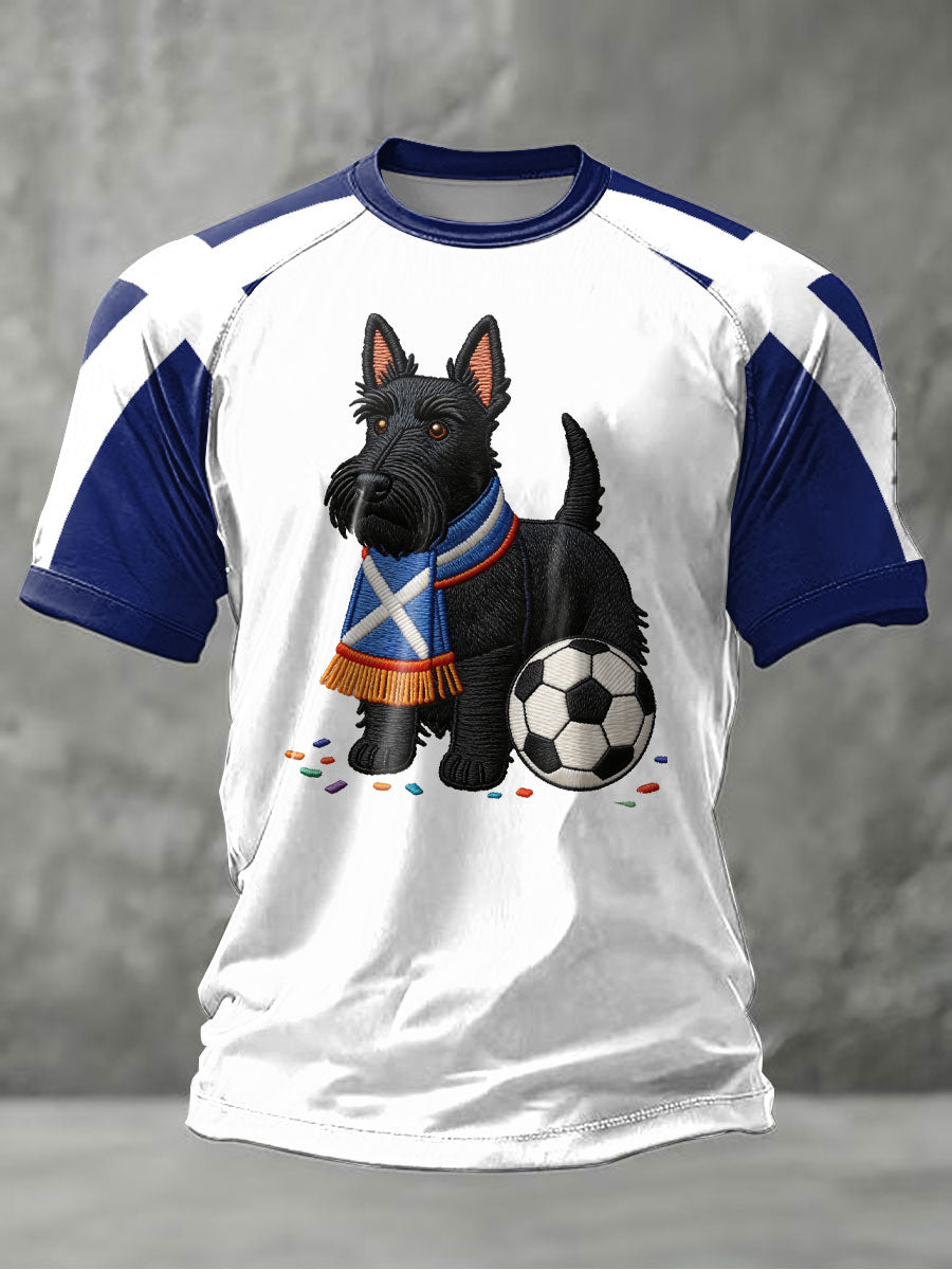 Men's UK Football Lover Scotland Printed short sleeve t-shirt